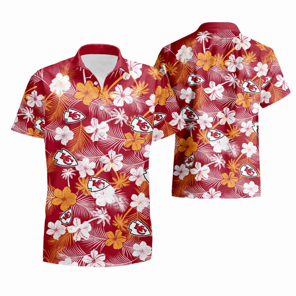 Weed Red Summer Chiefs Hawaiian Shirt