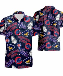 Mlb Premium Chicago Cubs Aloha Shirt