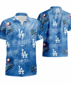 Mlb Summer La Dodgers Hawaiian Shirt Outfit For Men