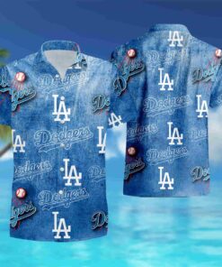 Mlb Summer La Dodgers Hawaiian Shirt Outfit For Men