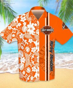 Motor Automobile Motorcycle Sport Harley Davidson Hawaiian Shirt For Men