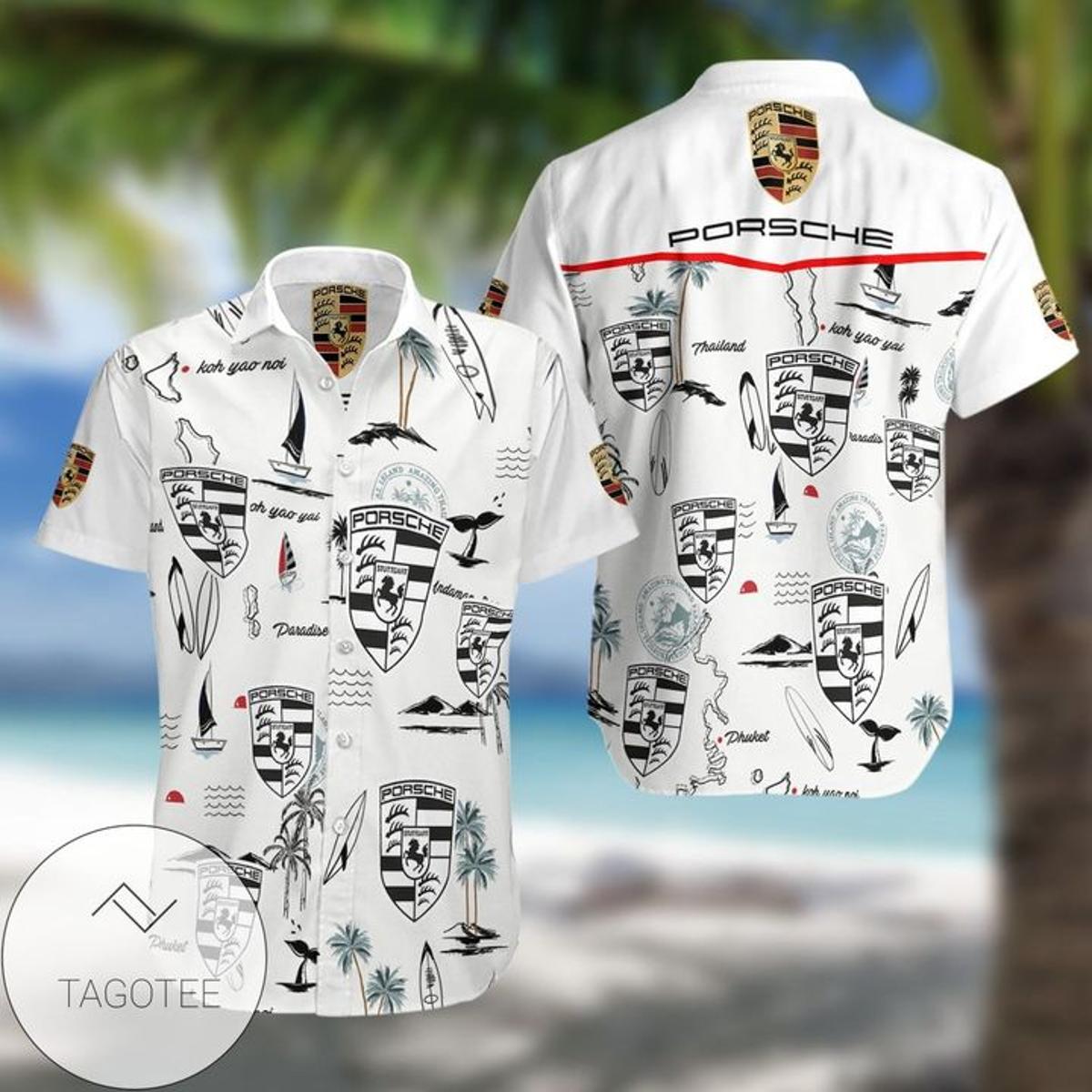 Porsche 911 Gt3 Rs Hawaiian Shirt For Fans