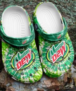 Mountain Dew Multicolor Crocs Clog Shoes