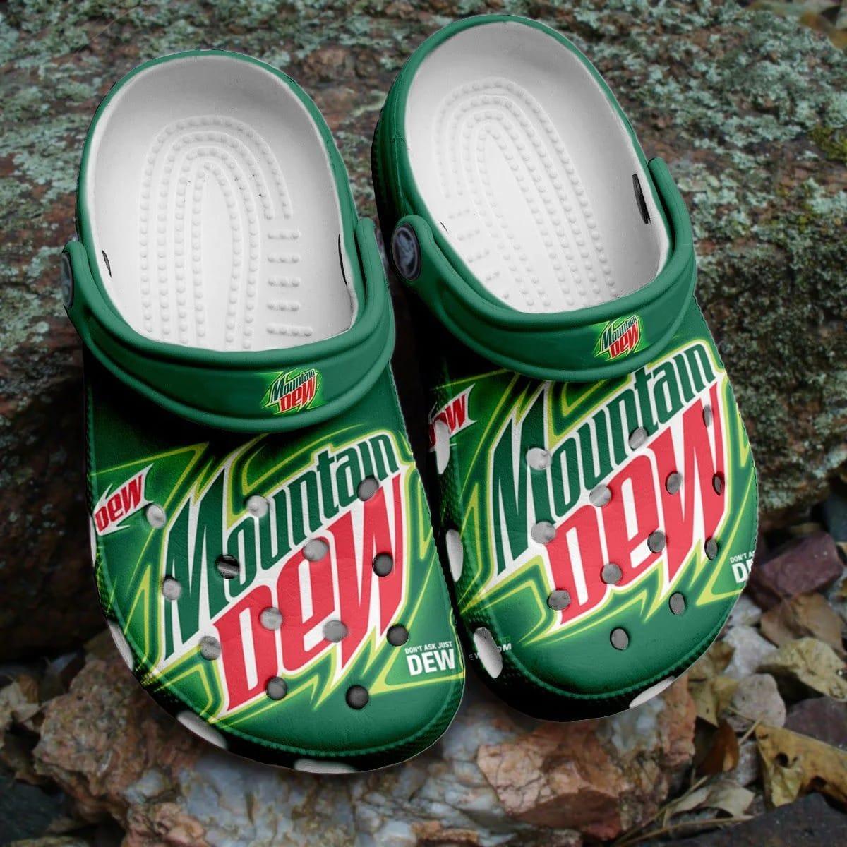 Mountain Dew Crocs Crocband Shoes Best Gift For Fans