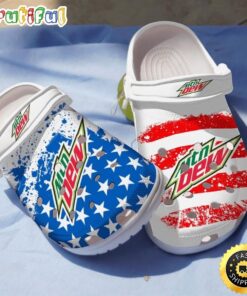 Mountain Dew Multicolor Crocs Clog Shoes