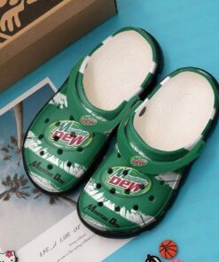 Mountain Dew Drink Power Gift Art Rubber Crocs Gift