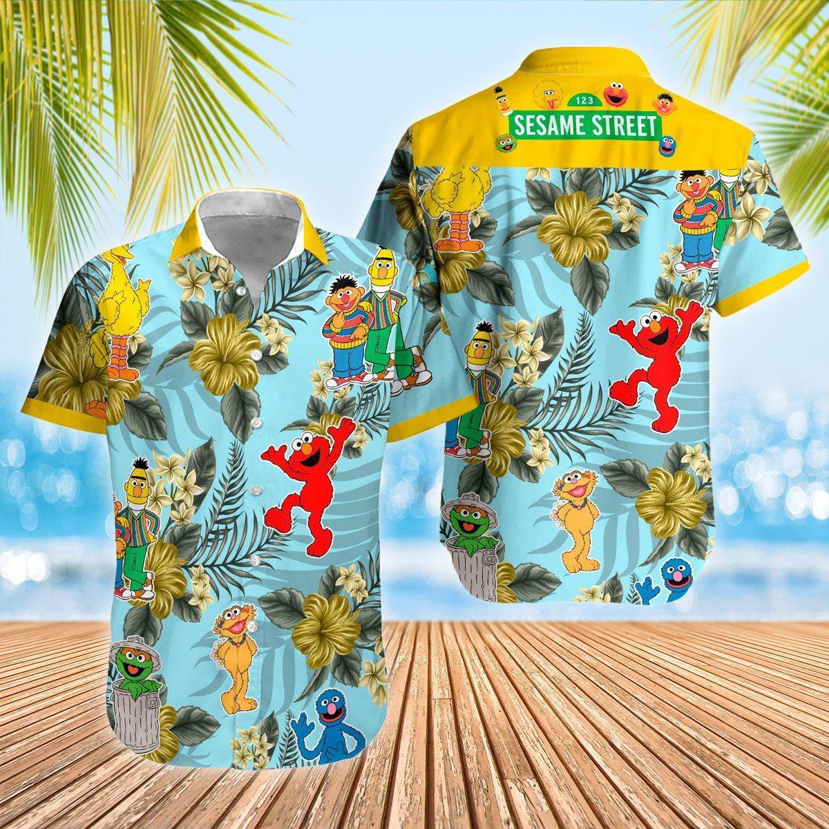 The Muppet Show Cookie Monster Hawaiian Shirt For Family