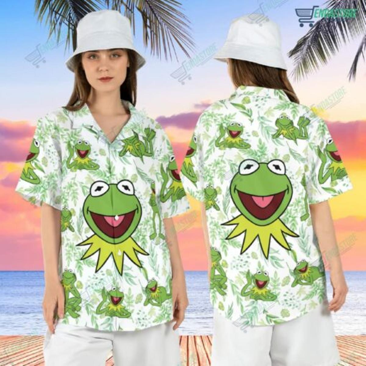 The Muppet Show Kermit The Frog Hawaiian Shirt Outfit For Men