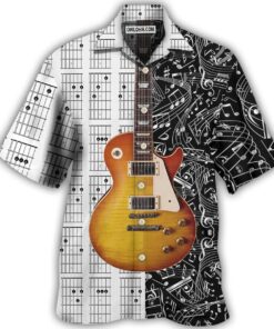 Bass Guitar Hawaiian Shirt Outfit For Men