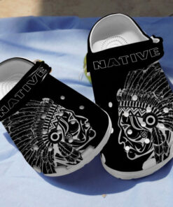 Wolf Classic Native American Crocs Best Gift For Fans