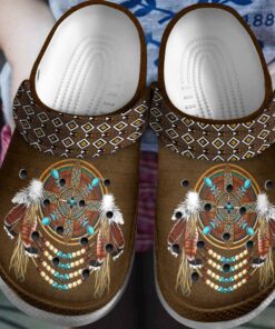 Wolf Classic Native American Crocs Best Gift For Fans