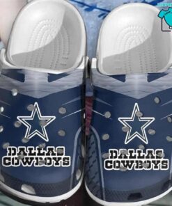 Navy Dallas Cowboys Crocs For Fans