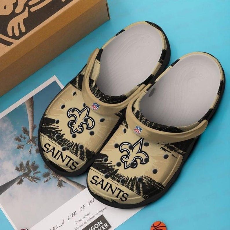 New Orleans Saints Crocs Clog Shoes Gift