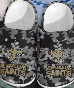 New Orleans Nft Saints Croc Clogs Shoes For Fans