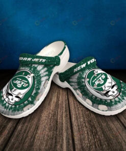 New York Jets Green White Crocband Crocs Clogs Gift