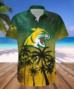 Northern Michigan Wildcats Coconut Tree Hawaii Shirt