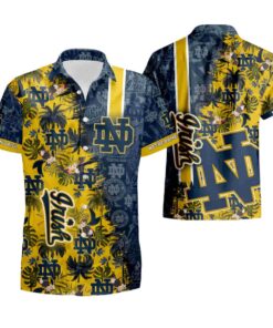 Notre Dame Fighting Irish Clover Hawaiian Shirt Best Gift