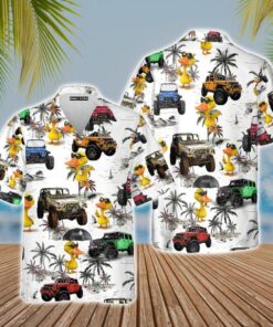 Ocean Jeep Duck Hawaiian Shirt Gift For Fans