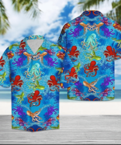 Men’s Octopus Hawaiian Shirt Outfit For Men