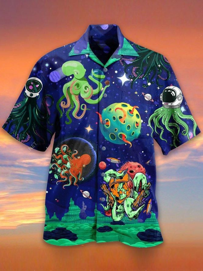 Ocean Octopus Hawaiian Shirt Outfit For Men