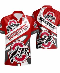 Ohio State Floral Tropical Hawaiian Shirt For Fans