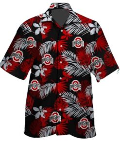 Ohio State Floral Tropical Hawaiian Shirt For Fans