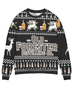 Bulleit Bourbon Ugly Christmas Sweater For Men And Women