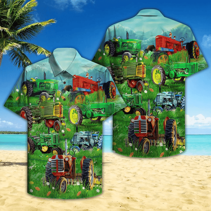 Tractor Lovers Hawaiian Shirt Summer Gift