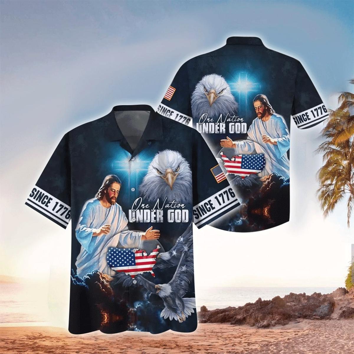 Jesus Catholic Christian Hawaiian Shirt Outfit For Men