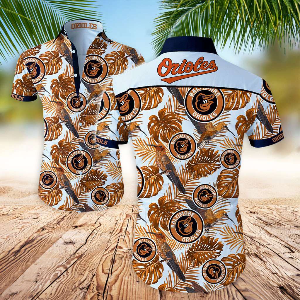 Palm Tree Orioles Hawaiian Shirt For Men Women