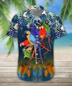 Parrot Hawaiian Shirt Outfit For Men