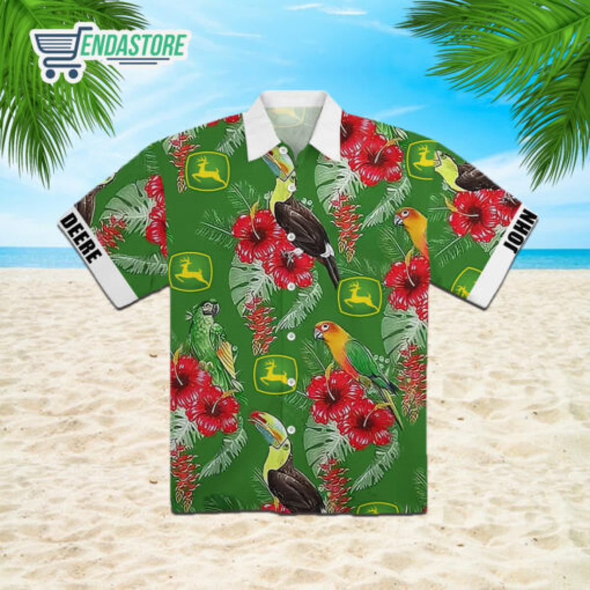 John Deere Hawaiian Shirt For Men Women