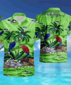 Parrots Seahawks Hawaiian Shirt For Men Women