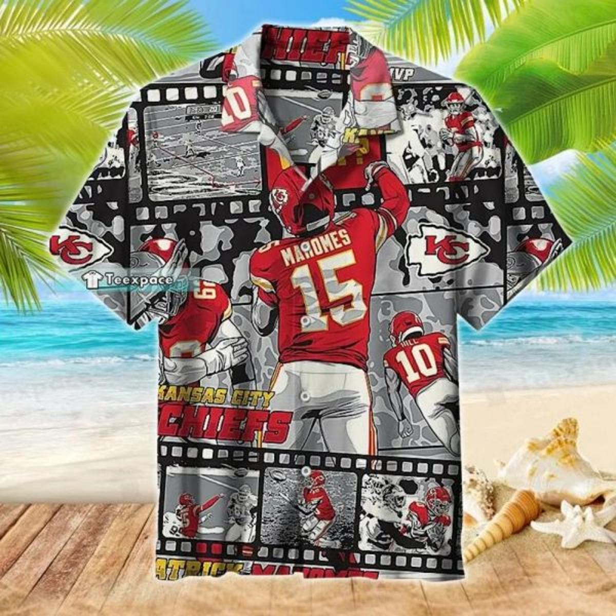 Kansas City Chiefs Patrick Mahomes West Division Hawaiian Shirt Aloha Shirt