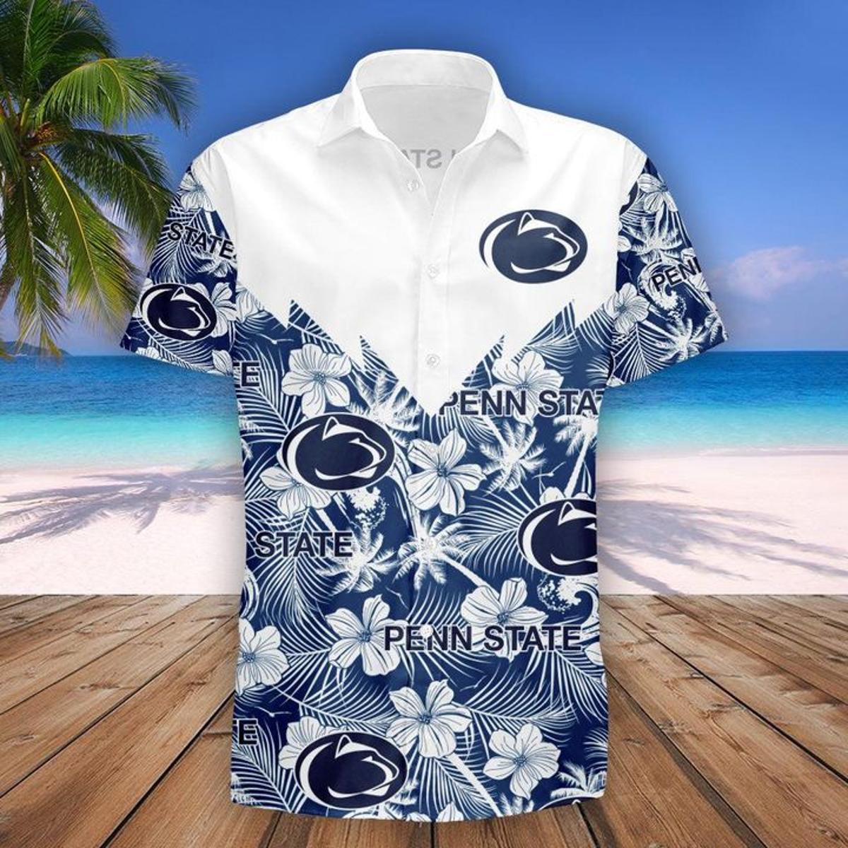 Penn State Nittany Lions Hawaiian Shirt For Fans