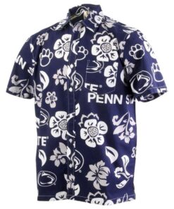 Penn State University Floral Hawaiian Shirt Best Gift