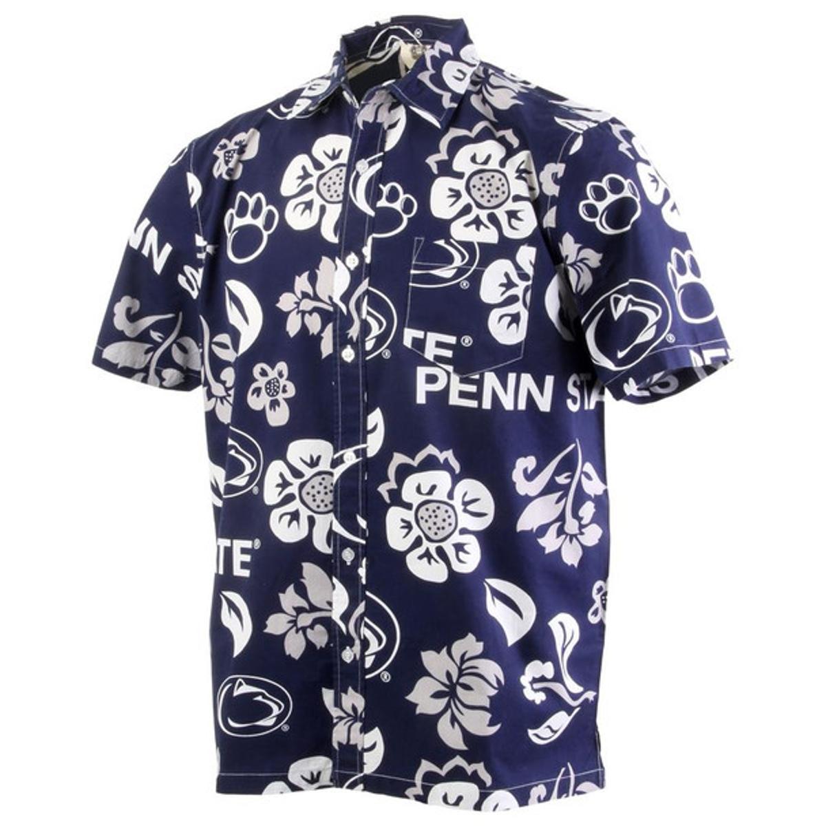 Penn State Nittany Lions Columbia Super Terminal Tackle Hawaiian Shirt For Fans