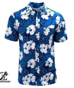 Penn State Woven Hawaiian Shirt For Men And Women