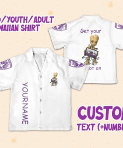 Personalize Get Your Groot On Guardians Of The Galaxy Hawaiian Shirt Outfit For Men