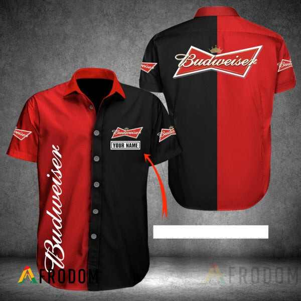 Custom Budweiser Hawaiian Shirt For Men Women