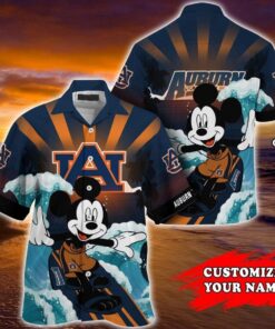 Personalized Summer Auburn Tigers Hawaiian Shirt Size Fron S To 5xl