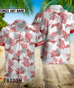 Personalized Tropical Basic Budweiser Hawaiian Shirt