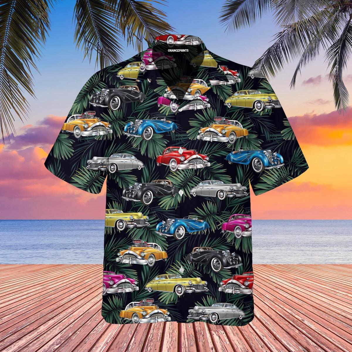 Motorsports F1 Racing All Over Print Summer Short Sleeve Porsche Hawaiian Shirt For Fans