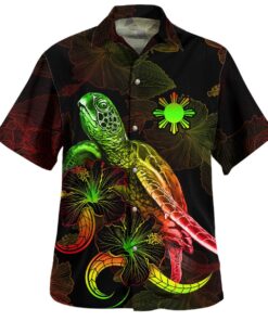 Sea Turtle Hawaiian Shirt Summer Gift