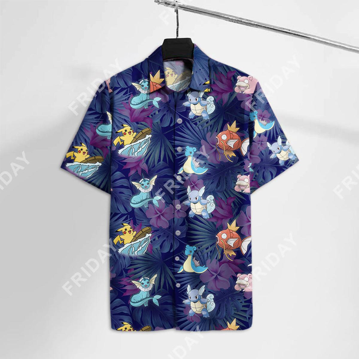 Evolution Gengar Hawaiian Shirt For Men Women