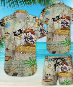 Pirates Mickey Mouse Hawaiian Shirt Gift