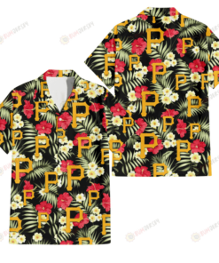 Pittsburgh Pirates Coral Hawaiian Shirt