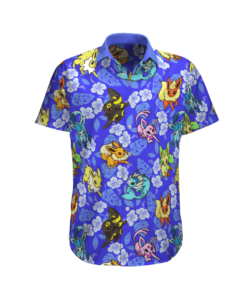 Pokemon Eevee Tropical Beach Hawaiian Shirt