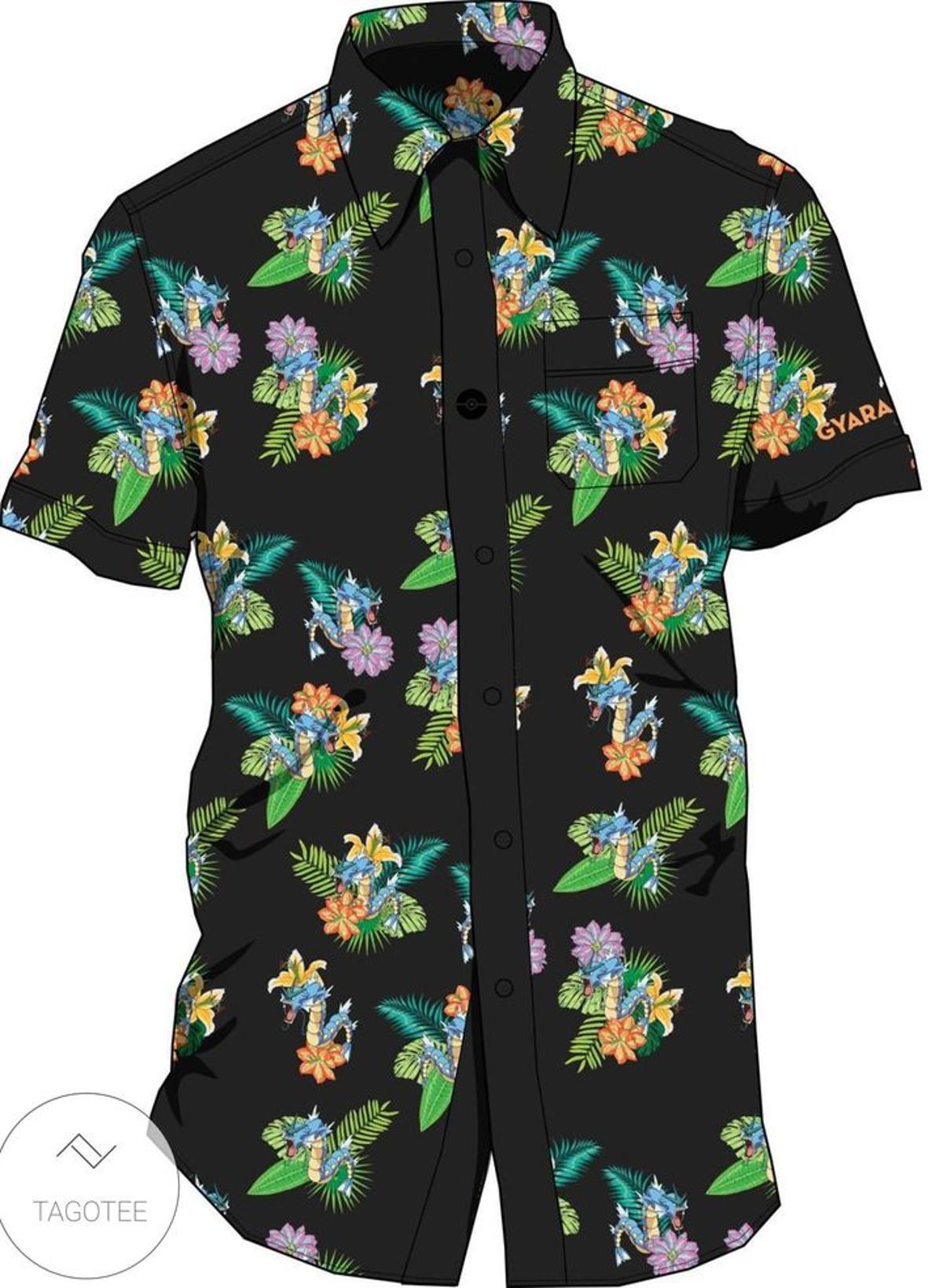 Gengar Pokemon Halloween Hawaiian Shirt For Fans