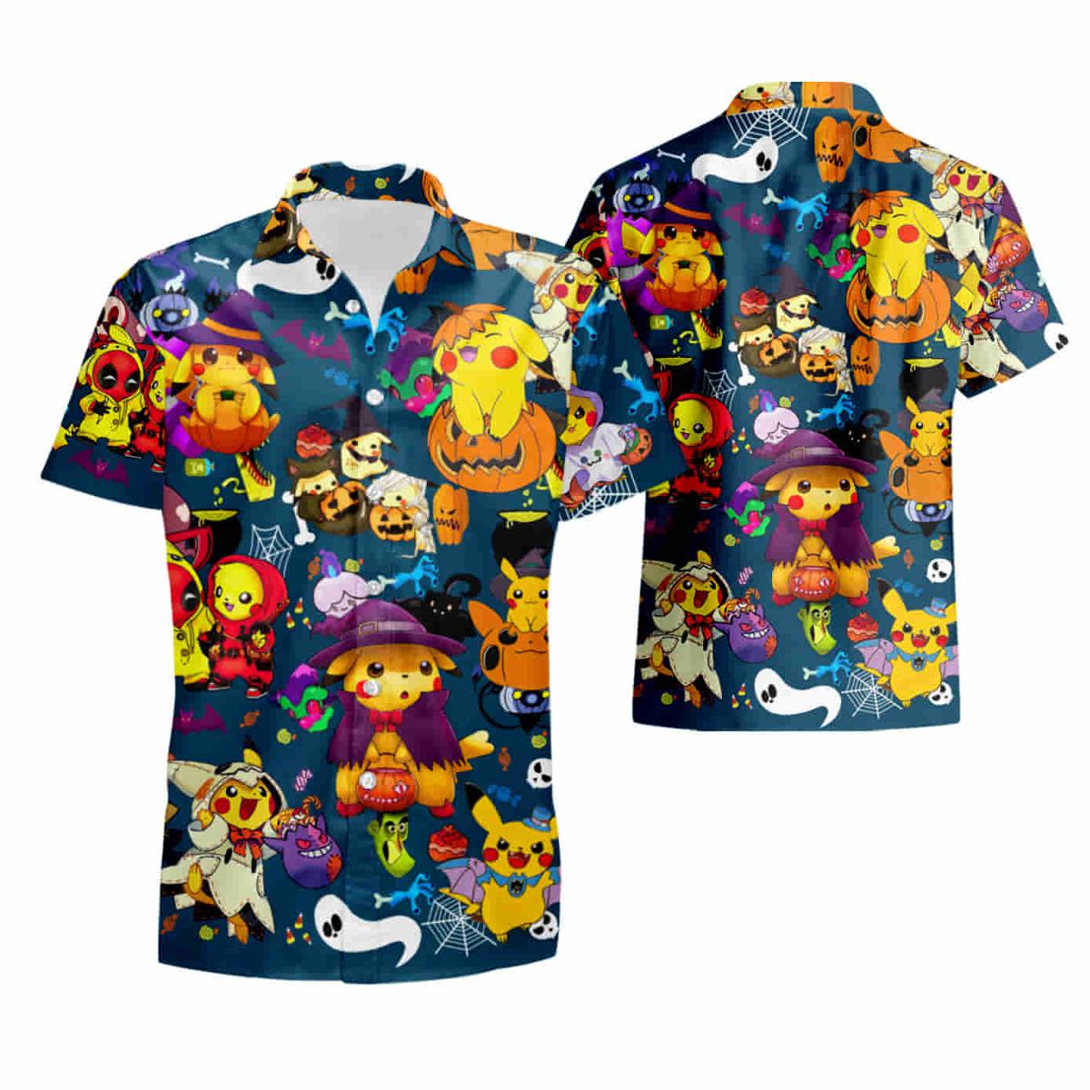 Ghost Pokemon Summer Hawaiian Shirt Gift